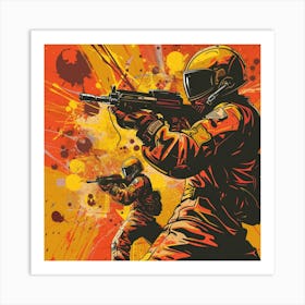 Paintball 5 Art Print