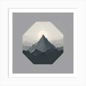 Mountain Landscape 1 Art Print