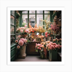 Flower Shop Art Print