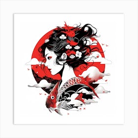 Geisha 12 Art Print