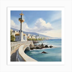 Aegean Coast Art Print