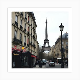 Paris Eiffel Tower 3 Art Print