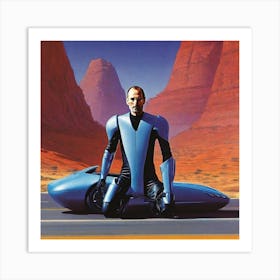 Futuristic Man 158 Art Print