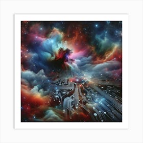 Space Nebula Art Print