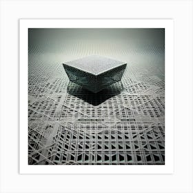 Square In Space Art Print