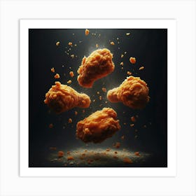 Fried Chicken Art Print