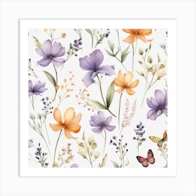 Wildflowers 4 Art Print