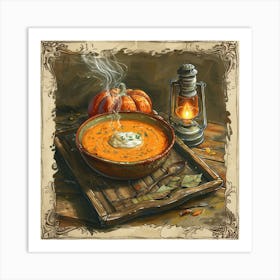 Pumpkin Soup 1 Art Print