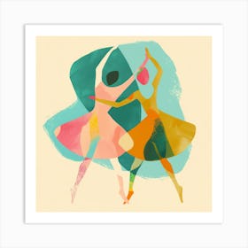 Two Dancers Art Print