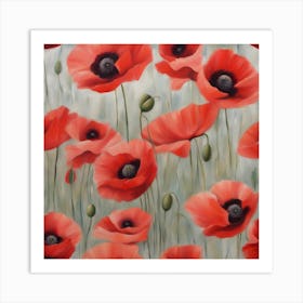 Poppies 5 Art Print