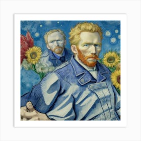 Dreamshaper V6 Van Gogh Thumbnail For Tiktok 2 Art Print