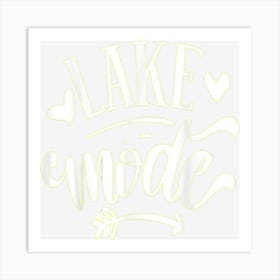 Lake Mode Art Print