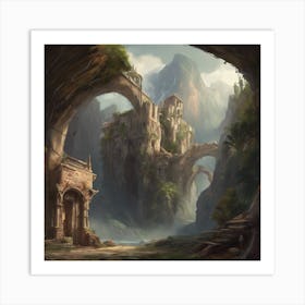 Fantasy Castle 104 Art Print