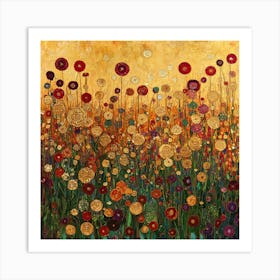 Field Of Flowers 5 Art Print