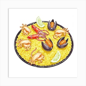 Paella 2 Art Print