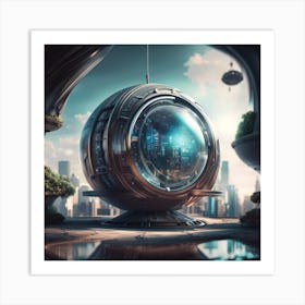 Futuristic Transportation 2 Art Print