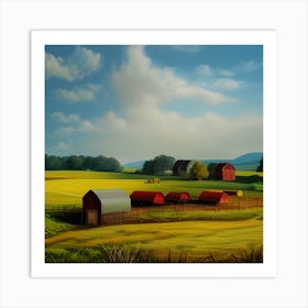 Beautiful Farmland Art Print