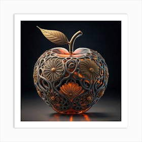 The glass apple an intricate design that adds to its exquisite appeal. 11 Art Print