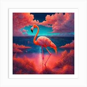 Flamingo 1 Art Print