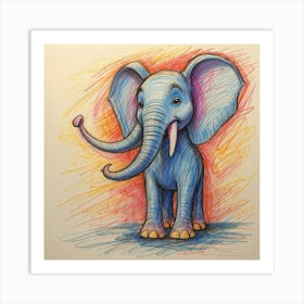 Little Elephant 5 Art Print