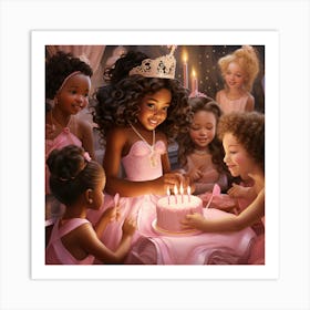 A Princess's Birthday Art Print