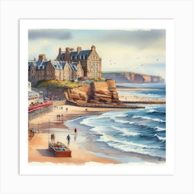 Scotland Coast 1 Art Print