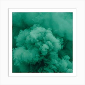 Green Smoke 1 Art Print