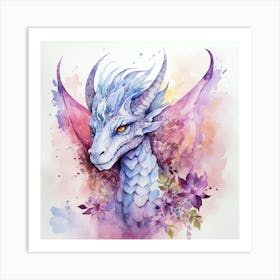 Blue Dragon Art Print