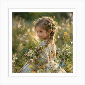 Stockcake Sunlit Floral Innocence 1719803228 1 Art Print