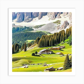 Dolomites Art Print