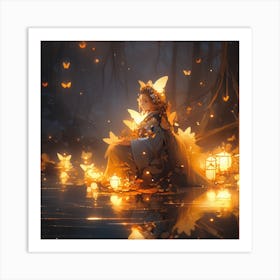 Fairy Lanterns Art Print