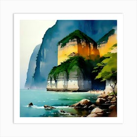 Chinese Landscape Painting Art Print