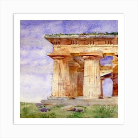 Greece - Temple Of Apollon Art Print