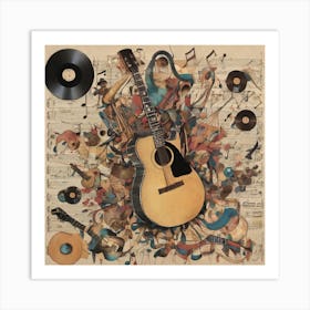 Acoustic Guitar Art Print