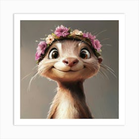 Cute Squirrel Affiche