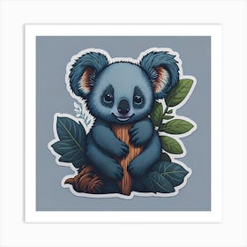 Koala Sticker 1 Art Print