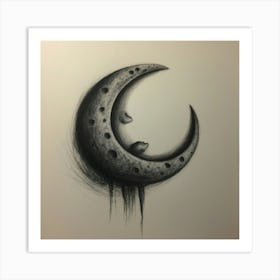 Moon /15 Art Print
