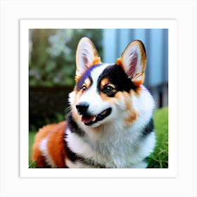 Pembrokeshire Corgi 1 Art Print