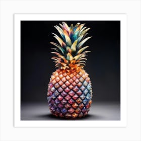 Rainbow Pineapple 1 Art Print