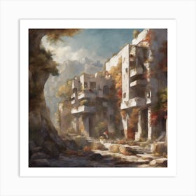 Elven City Art Print