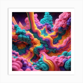 3d Art 11 Art Print