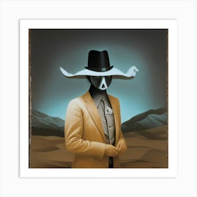 Man In A Hat 1 Art Print