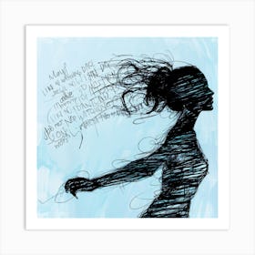 Dance Graphic - Woman's Song Art Print