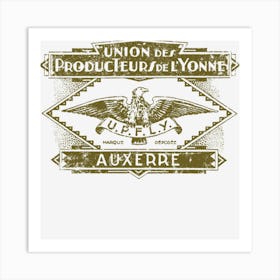 Union Des Producteurs De Yonne Art Print