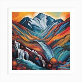 Mountain charms Art Print