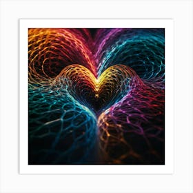 Heart Of Light Art Print