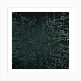 Circuit Board Art Print