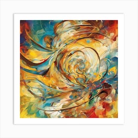 44262 Create A Wallpaper Abstract Art , Radiant, Color Xl 1024 V1 0 Gigapixel Hq Scale 6 00x Art Print