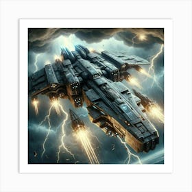 Thunderclap Destroyer Art Print