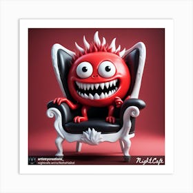 Red Chair 1 Art Print